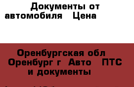 Документы от автомобиля › Цена ­ 20 000 - Оренбургская обл., Оренбург г. Авто » ПТС и документы   